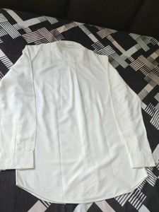 premium Cream Tessel febric Party Wear Shirt