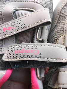 Grey &amp; Pink Sports Shoes