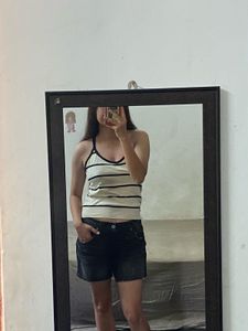 Striped halter neck  Top