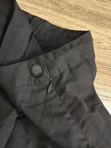 Black Pleated Mini Skort