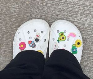 crocs white baya clogs