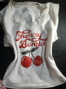 "Cherry Bomb" Crop Top