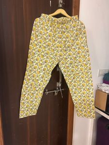 Yellow Ombre Embroidered Cotton Kurta Set for Wome