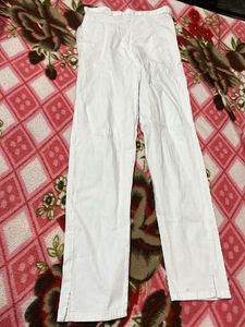 Women's White Straight Leg Pants