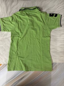 Boys Green Polo T-Shirt