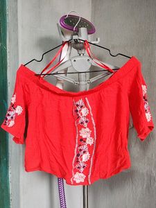 Sexy Off Shoulder Crop Top