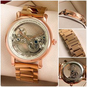 Patek Philippe Skeleton Rose Gold Watch