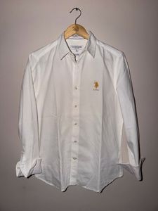 US Polo Assn White Men's Shirt