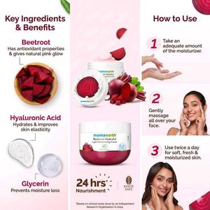 Mamaearth Beetroot Hydratful Moisturizing Cream