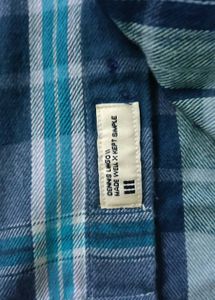 DENNIS LINGO Men's Plaid Cotton Shirt