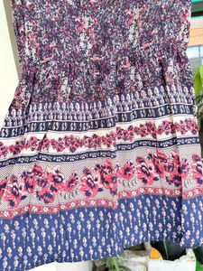 Boho Print Sleeveless Mini Dress