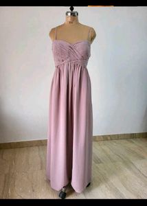 Elegant Pink Maxi Dress