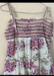 Floral Print Tiered Sundress