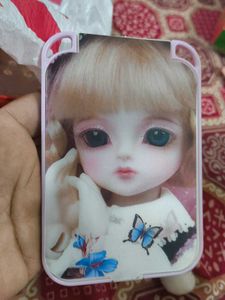 Cute Doll Print Mirror Case
