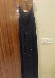 Sparkling Black Evening Gown