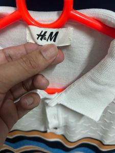 H&amp;M Striped Polo T-Shirt
