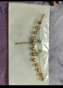 Delicate Bracelet with Floral Charms