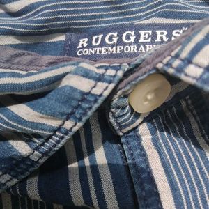 Striped Button-Down Shirt