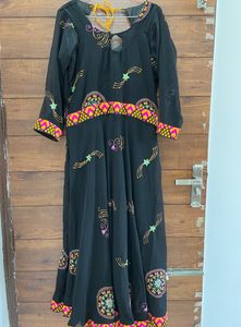 Ethnic Floor Length Gown Unused