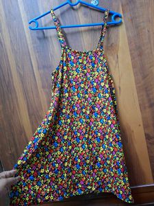 Colorful Floral Print Sundress