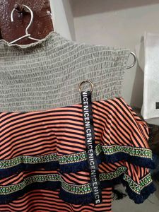 Striped Sleeveless Dress