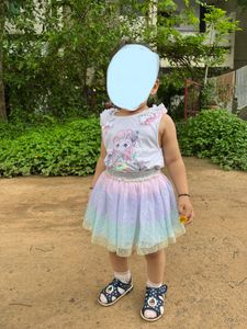 Colourful Skirt For Kid:festive