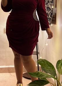 Elegant Birthday Red Dress