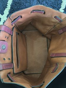 Mast And Harbour Burgundy Tote Bag👜