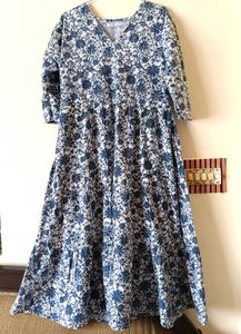 Blue Floral Dress