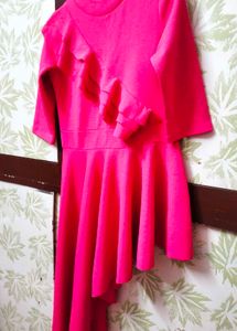 🦩Stylish Fuchsia Pink Branded Dress🦩