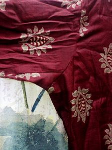 Brown Silk Kurta
