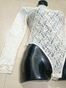 Fancy Lace Bodysuit Free Size Fit For S,M,L (SOLD)