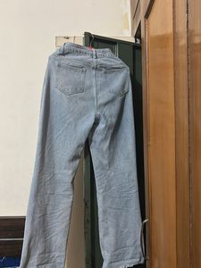 Light Wash Wide Leg Jeans