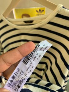 mossumi dutti Striped Long Sleeve Top