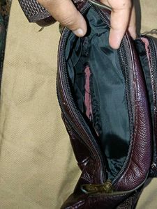 Stylish Leather Waist Bag