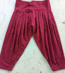 Maroon Attached Jacket Kurta and trouser (set)
