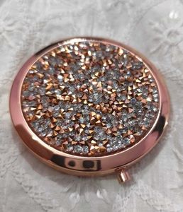Mac Studded Rose Gold Compact Mirror