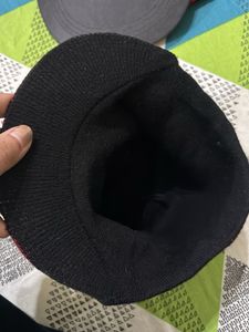 Red &amp; Black Plaid Bucket Hat