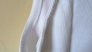 Ribbed Collared Tank Top