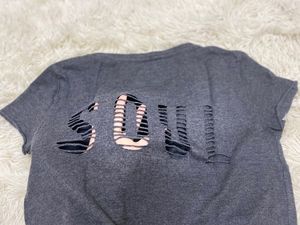 Classic Dark Gray Crew Neck T-Shirt