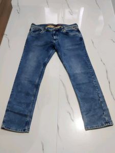 Men's Blue Washed 40 size Denim Jeans