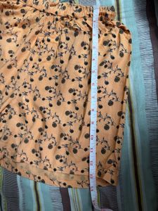 Cute Orange Floral Coord Set