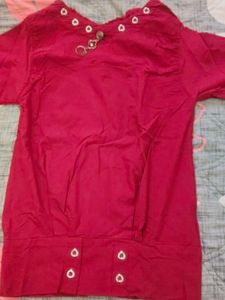 Stylish Red Tunic Top