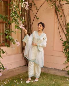 SPECIAL WHITE BULBUL SUIT SET ❣️