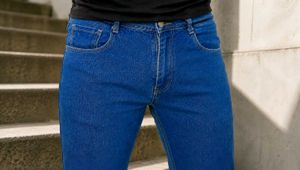 Men's Blue Denim Jeans | Slim Fit | Wai