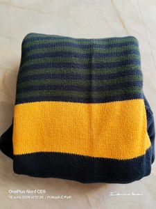 New 8-9 Yrs Kids Sweatshirt (Stripped Multicolor)