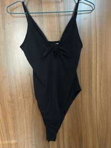 Chic Black One-Piece Swimsuit