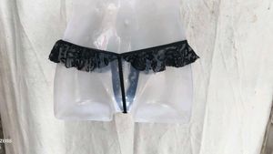 Sheer Lace Trimmed Panty