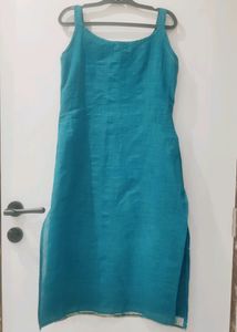 Sleeveless sky blue gorgeous Kurta | Used once