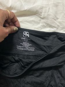Black Athletic Shorts with Pink Accents